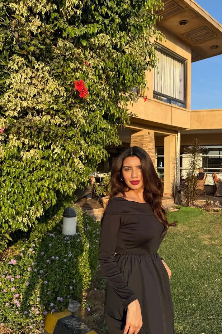 BLACK SEA SILK DRESS