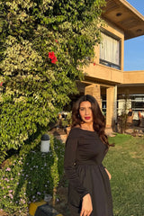 BLACK SEA SILK DRESS