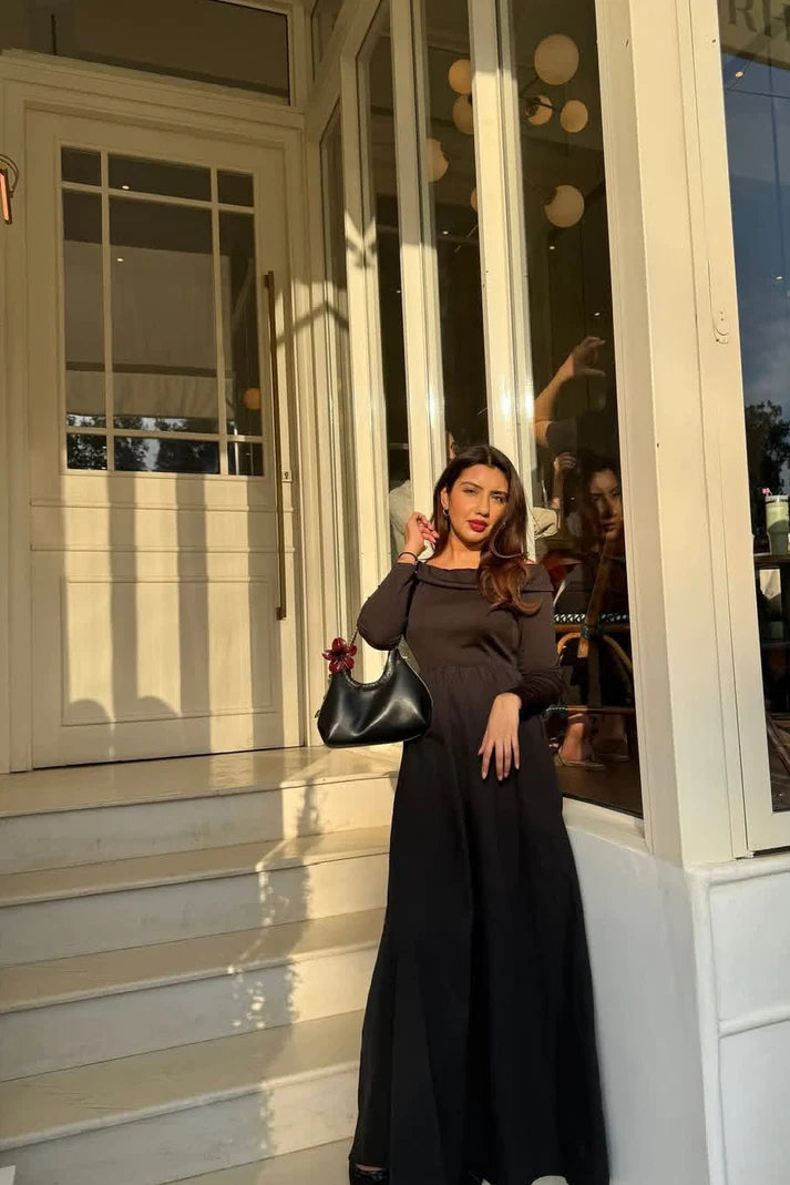 BLACK SEA SILK DRESS