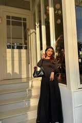 BLACK SEA SILK DRESS