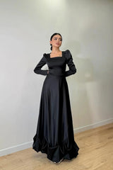 FRY BLACK SILK DRESS
