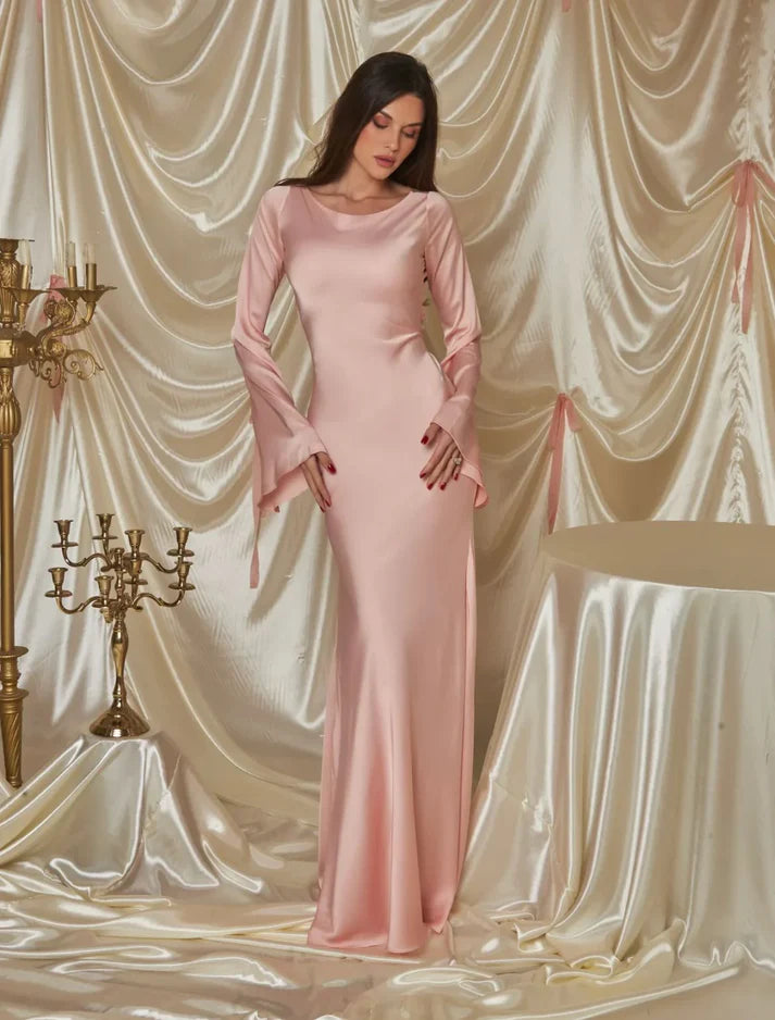 PINKISH SILK DRESS