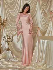 PINKISH SILK DRESS