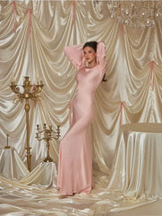 PINKISH SILK DRESS
