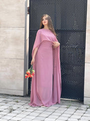 PINKISH SILK DRESS