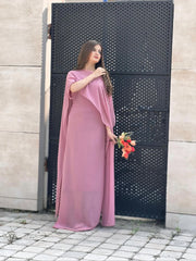 PINKISH SILK DRESS