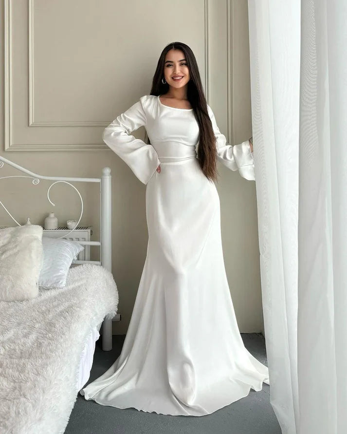 FRENCH ROSE SILK DRESS